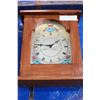 Image 2 : WOOD CASED MANTLE CLOCK