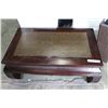 Image 1 : EASTRN STYLE COFFEE TABLE AND TWO ENDTABLES