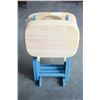Image 1 : PAINTED MAPLE TRAY SET