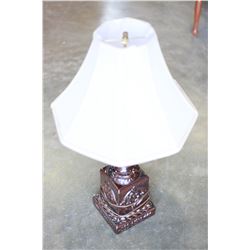 POTTERY LAMP WITH SHADE