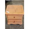 Image 1 : WOOD 2-DRAWER NIGHTSTAND