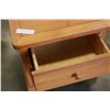 Image 3 : WOOD 2-DRAWER NIGHTSTAND