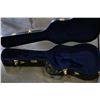 Image 3 : BOSTON CASE COMPANY LEATHER LOCKING GUITAR CASE WITH KEYS