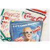 Image 1 : LOT OF COCA COLA TOWELS-TWO BEACH TOWELS AND THREE HAND TOWELS