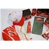 Image 4 : TWO SIX PACK COCA COLA BOTTLES TRAY AND MUG AND BASEBALL HAT BATH TOWEL TEA TOWELS BATH MAT AND 2 MA