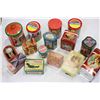 Image 1 : LOT OF 15 MISC TIN COC COLA TINS