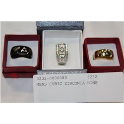 MENS CUBIC ZIRCONIA RING