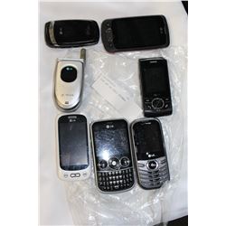 LOT OF LG CELL PHONES