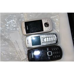 LOT OF NOKIA CELL PHONES