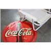 Image 4 : LARGE DOUBLE SIDED COCA COLA AND SPRITE SIGN AND BEACH CHAIR