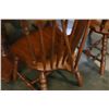 Image 2 : MAPLE DINING TABLE AND FOUR SPINDLE BACK CHAIRS