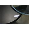 Image 2 : MODERN GLASS AND BLACK COFFEE TABLE WITH SWIVEL GLASS