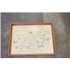Image 1 : FRAMED MAP OF CANADA