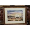 Image 1 : FRAMED SALIBOAT PRINT
