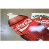 Image 3 : LOT OF 2 COCA COLA SIGNS AND GLUED PUZZLE