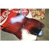 Image 4 : LOT OF 2 COCA COLA SIGNS AND GLUED PUZZLE