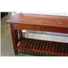 Image 2 : MODERN MISSION OAK SYTLE LEXINGTON FURNITURE HALL TABLE