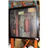Image 1 : LARGE MODERN ABSTRACT PRINT