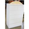 Image 1 : WHITE 6 DRAWER IKEA MALM DRESSER