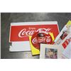 Image 3 : LOT OF COCA COLA PAPER AND CARDBOARD ADS
