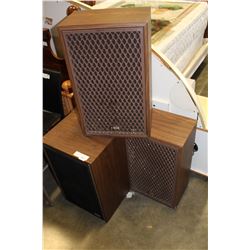 PAIR OF ELECTROSOUND AND PAIR EDS SPEAKERS