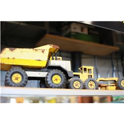 TONKA GRADER AND DUMP TRUCK