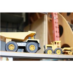 TONKA GRADER AND DUMP TRUCK
