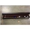 Image 1 : LONG ESPRESSO JEWELLRY BOX WITH CONTENTS
