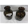 Image 1 : PAIR OF MOSIAC GLASS VASES