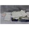 Image 1 : VARIOUS WHITE LINEN GIFT BAGS