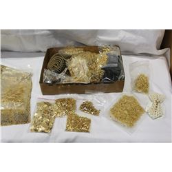 LOT OF JEWELLRY MAKING SUPPLIES