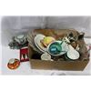 Image 1 : LOT OF POTTERY VASES ELEPHANT FIGURE AND ESTATE GOODS