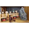 Image 1 : LOT OF WOOD FIGURES