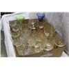 Image 1 : BOX OF VARIOUS CRYSTAL ETC WINE GLASSES
