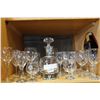 Image 1 : GLASS DECANTER AND WINE GLASSES