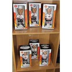 LOT OF HOCKEY BOBBLE HEADS