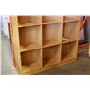 Image 3 : WOOD CUBICLE SHELF UNIT