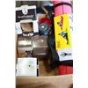 Image 1 : YOGA MAT WATER BOTTLES AND CEILING LIGHTS