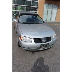 2004 NISSAN SENTRA 1.8S, GREY, 4-DOOR, 240,000KM 5 SPEED