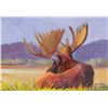 Image 1 : "Contemplative Moose" by Nancy Dunlop Cawdrey