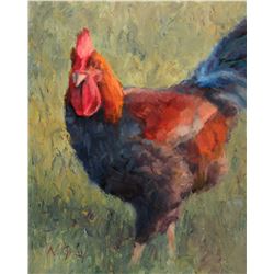 "Leo the Rooster No. 4" by Naomi Gray