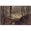 Image 1 : Charles Copeland, (American 1858-1945), Doe and Fawn, Signed Charles Copeland l.r., Oil o...