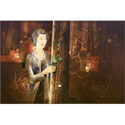Yankel Ginzburg (American b. 1945), Renaissance, Signed Y. Ginzburg l.r., Oil on canvas,...
