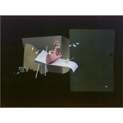 Yankel Ginzburg (American b. 1945), Gem, Signed Yankel Ginzburg and dated 1975 l.c., Oil on...