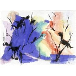 Alma Woodsey Thomas, (American 1891-1978), Untitled, Signed AW Thomas and dated 67 l.r.,...