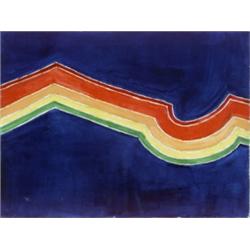 Alma Woodsey Thomas, (American 1891-1978), Untitled, Signed Alma Thomas and dated 71 l.r....