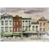 Image 1 : Ranulph Bye (American b. 1916), Store Fronts, Signed Ranulph Bye A.N.A. l.r., Watercolor on...