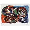 Image 1 : Karel Appel (Dutch b. 1921), Faces, Lithograph in color, 1966, signed Appel and dated 66 in p...