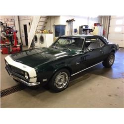 1:30 PM SATURDAY FEATURE! 1968 CHEVROLET CAMARO