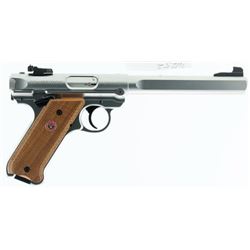 Ruger 40112 Mark IV Competition Single/Double 22 Long Rifle (LR) 6.88" 10+1 Laminate Wood Grip Stain